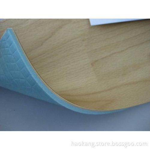 4.5mm Basketball sports flooring mat with foam layer